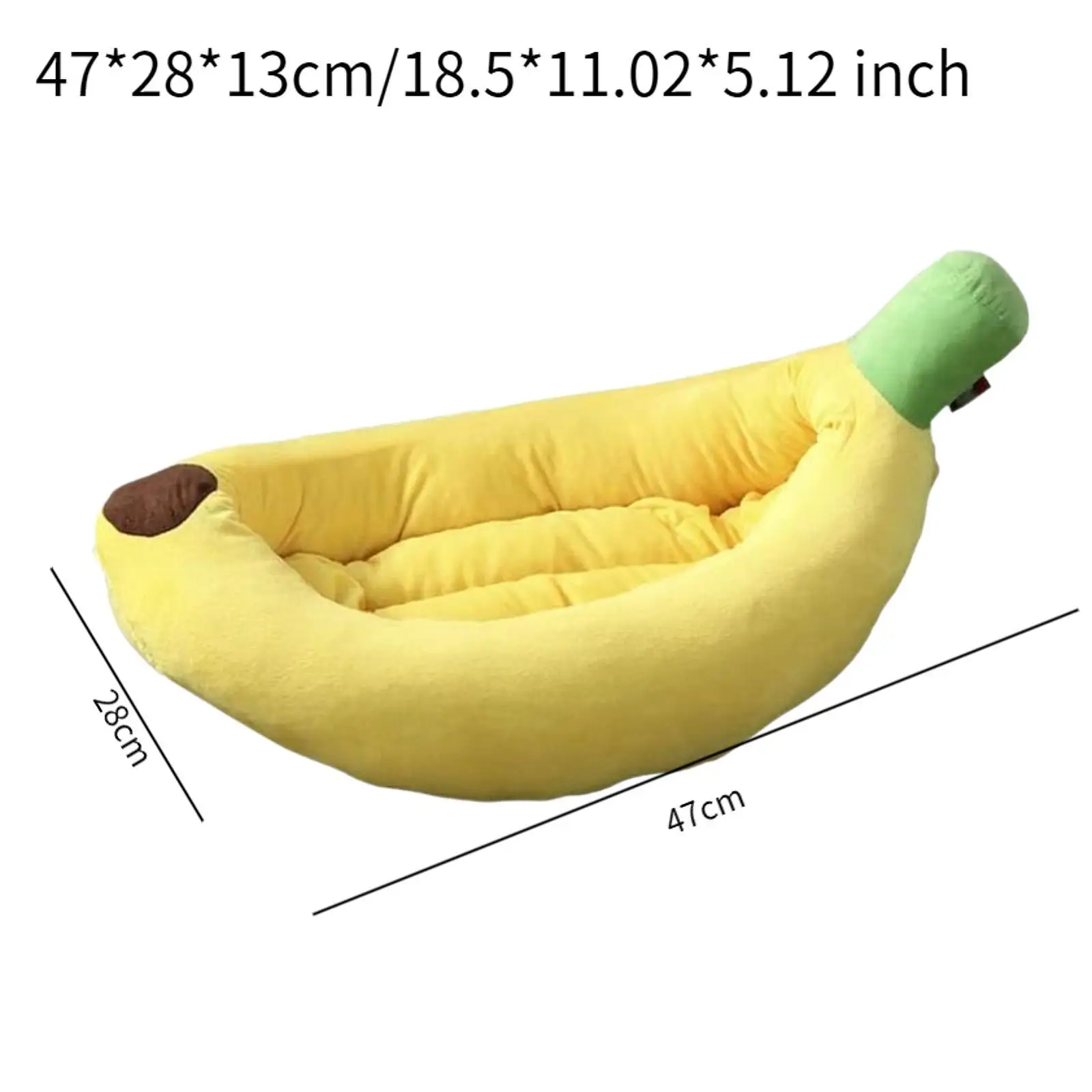 Dog Nesting Bed Banana Shape Washable for Small to Medium Pets Puppy Cushion Dog Nesting Bed Banana Shape Washable for Small to Medium Pets Puppy Cushion