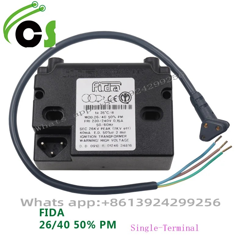1PCS FIDA 26/30 26/40 26/48 26KV Electronic Ignition Transformer