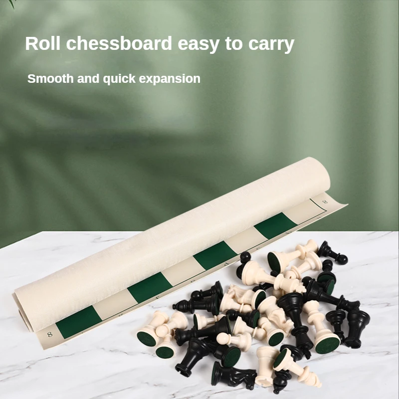Chess Pieces 65/75/95mm Adult Children Chess Intellectual Toys Plastic Character Championship Game