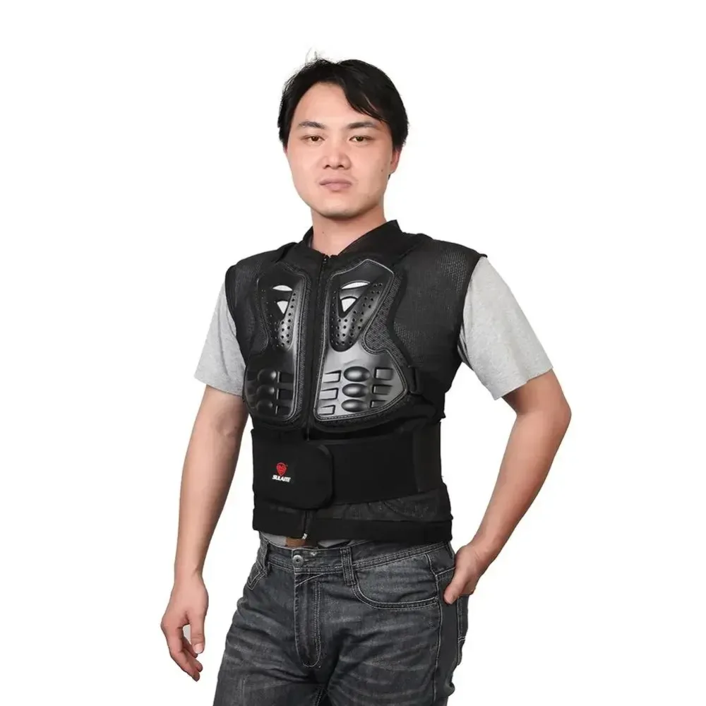 통기성 오토바이 아머 오토바이 재킷 라이딩 가슴 보호대 민소매 오프로드 라이딩 아머 조끼 재킷 등 보호대