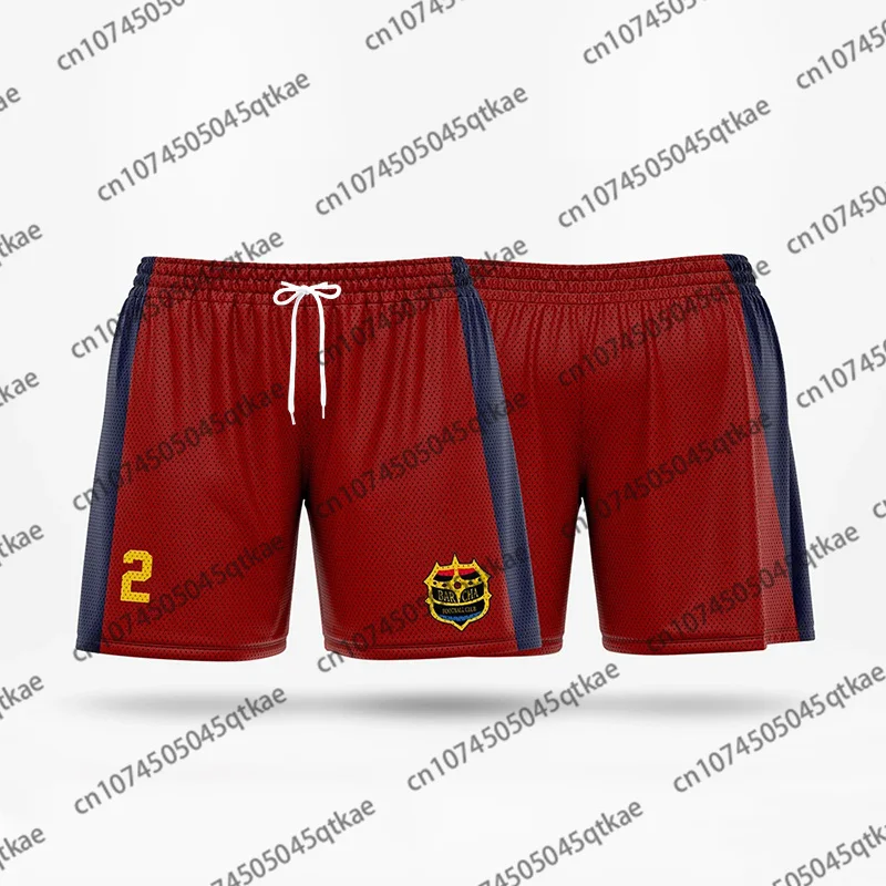 Blue Lock FC Barcha Cartoon Anime Jersey Mens Quick-Dry Shorts Summer Oversize Fashion Sport Unisex Short Pant Breathable Shorts 6