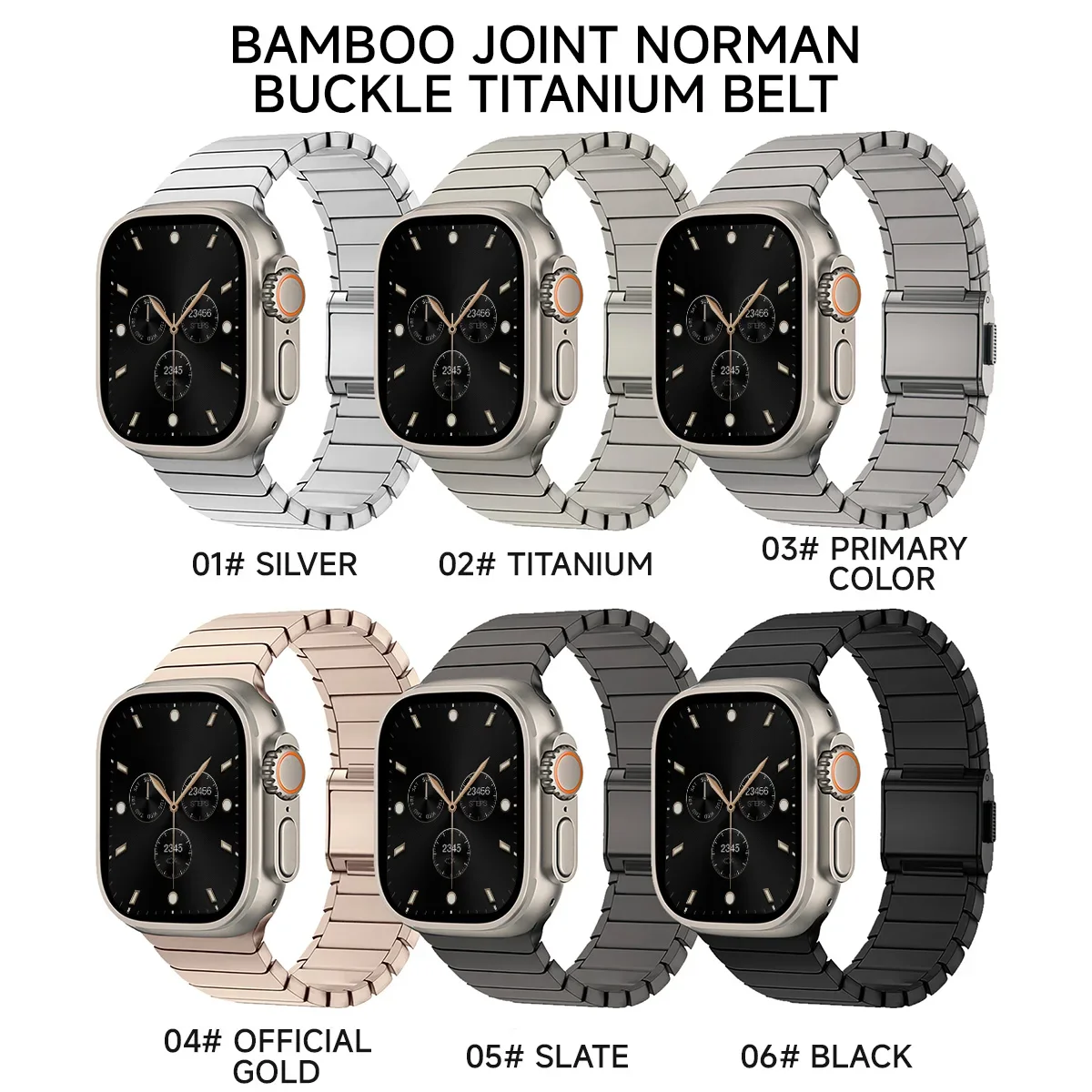Titanium Alloy Strap for Apple Watch - Premium Metal Bracelet