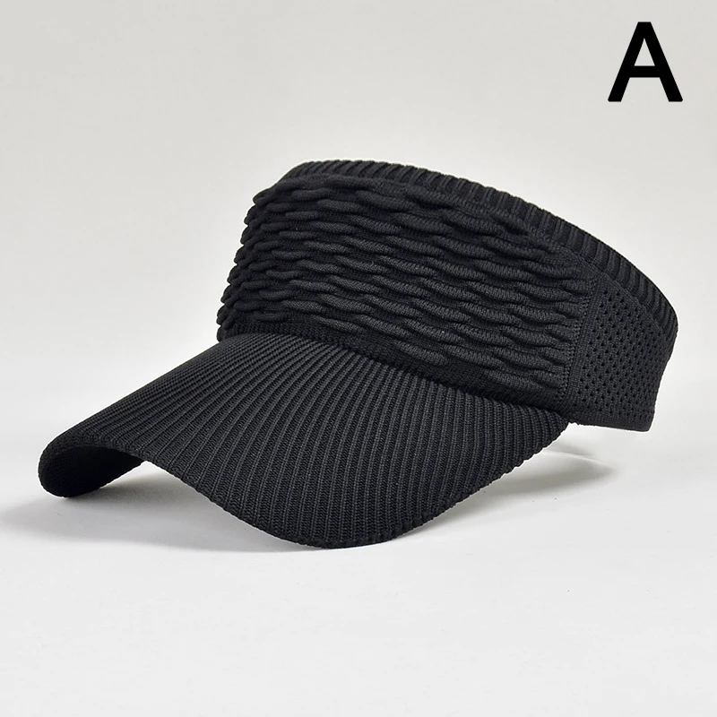 Women's Sun Hats Summer UV Protection Empty Top Hats Female Outdoor Sunscreen for Tennis Golf Running Sports Peaked_voghion.com