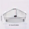 Kitchen Sink Drain Basket Leak-proof Metal Trash Strainer Stainless Steel Triangle Food Vegetables Peel Egg Filter Storage Tool 6