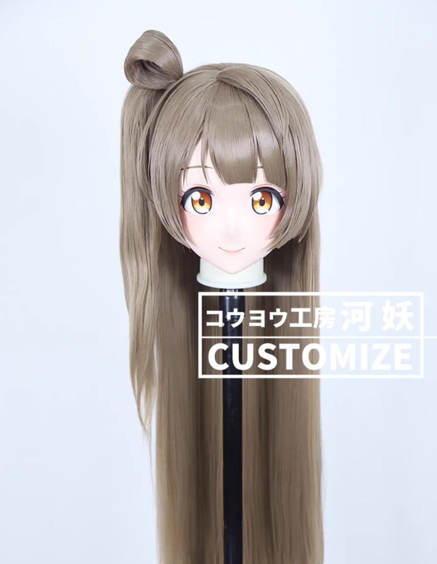 

C-58-67 Customize Full Head Resin Cartoon Cosplay Japanese Character Anime Role Play Crossdress Kigurumi Mask With Back Shell