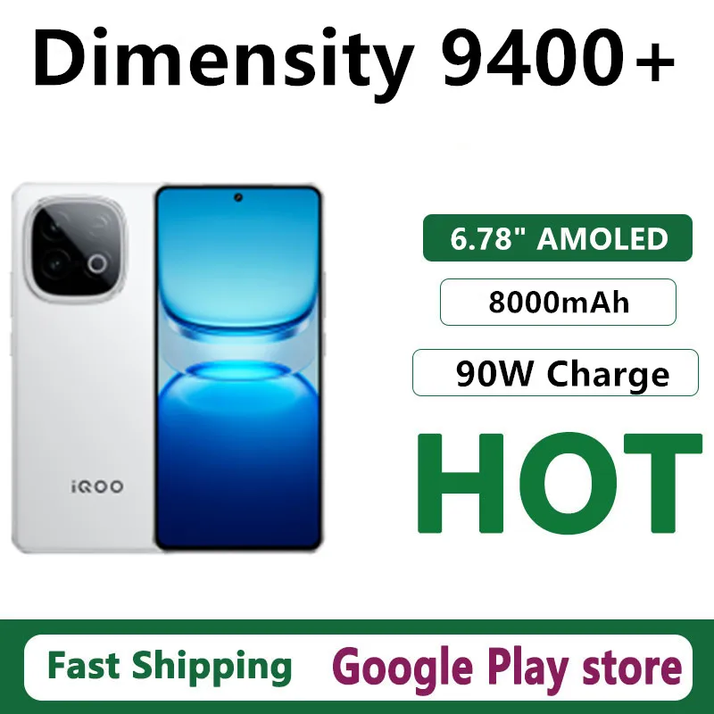 Original Vivo Iqoo Z10 Turbo Plus Mobile Phone Dimensity 9400+ OTA