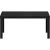 Classic Simple Coffee Table for Living Room, 38.98 (W) x 17.52 (H) x 18.9 (D) Inches, Black 4