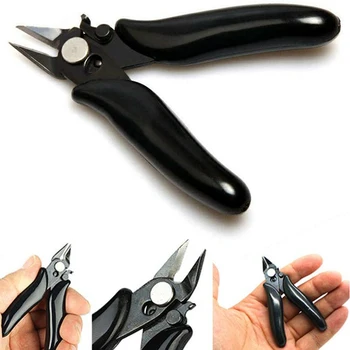 Mini pinza diagonale da 3.5 pollici tronchesi per cavi tagliacavi per cavi elettronici utensile manuale con impugnatura in gomma isolata utensili manuali