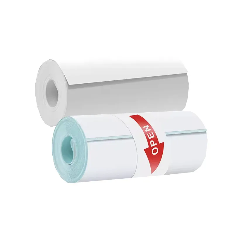 감열지 라벨 스티커 용지 57mmx25mm 미니 프린터 모든 휴대용 미니 무선 블루투스 미니 포켓 라벨 노트 프린터용