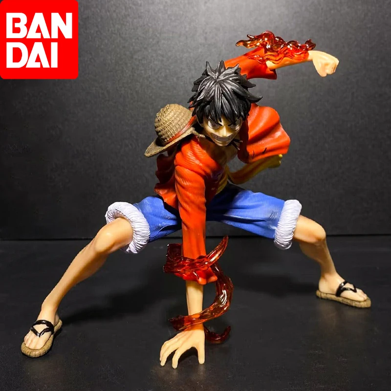 

BANDAI One Piece Luffy Figures Monkey D. Luffy Battle Style Action Figures Anime Collection PVC Model Toys Kid Birthday Gifts