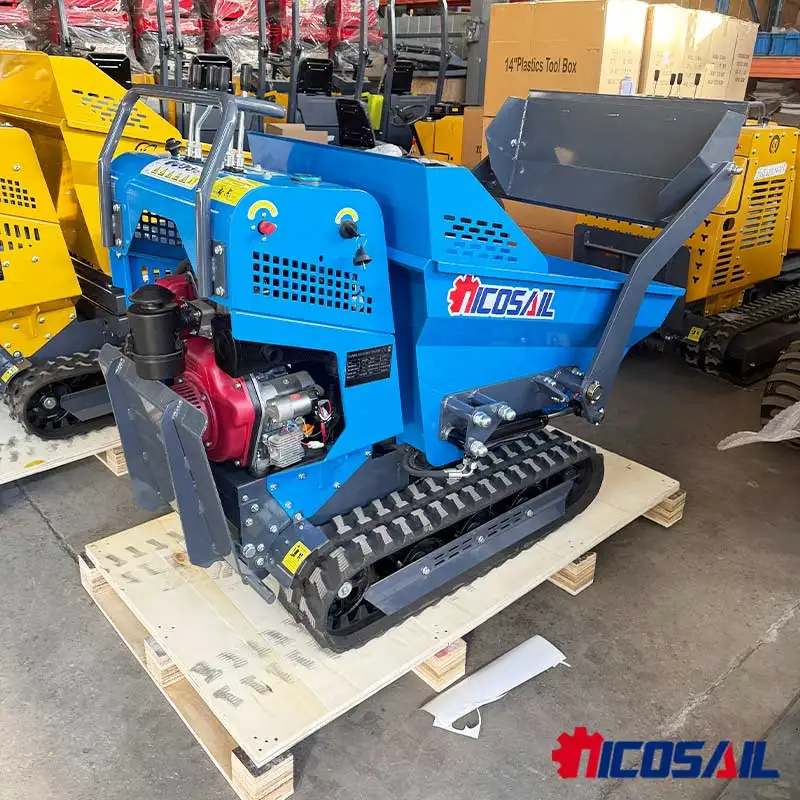500KG Mini-Drehscheibenkipper mit Robuster Konstruktion für Schwerlast-Materialtransport