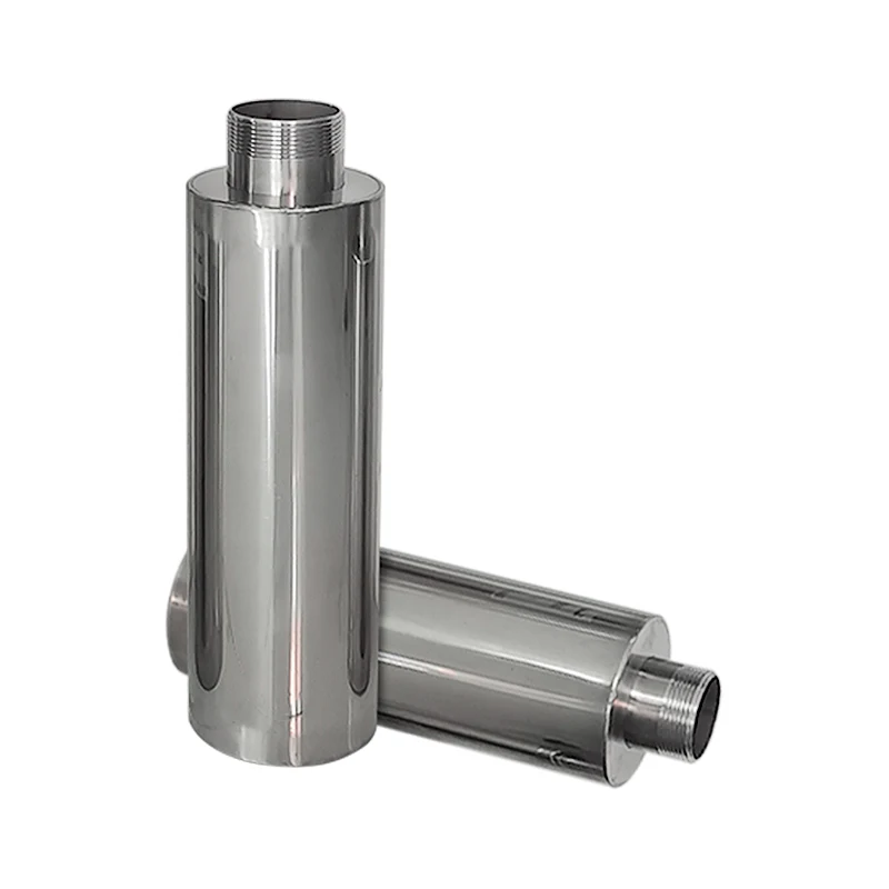 1～4 Inch Stainless Steel Silencer Single Port Muffler For Industry Air Blower High Pressure Blower Vacuum Pump Vortex Blower