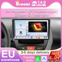 Système intelligent d'écran de voiture pour Peugeot 107 & Toyota Aygo & Citroën C1 2005 - 2014 Navigation Android Radio Carplay Auto Audio 1
