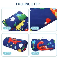 Nap Mat Slumber Bags for Boys Girls Easy Rolled Up Kids Sleeping Bag for Daycare Preschool Travel Camping 2