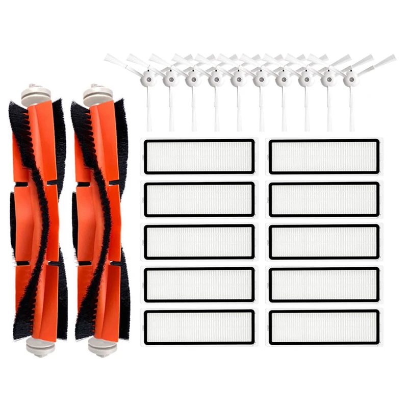 

Для робота-пылесоса Xiaomi MI 1 / 2 / 1S / Rockrobo Vacuum V1 / S5 Max / S6 Maxv/E25, фильтр НЕРА, боковая основная щетка, аксессуары