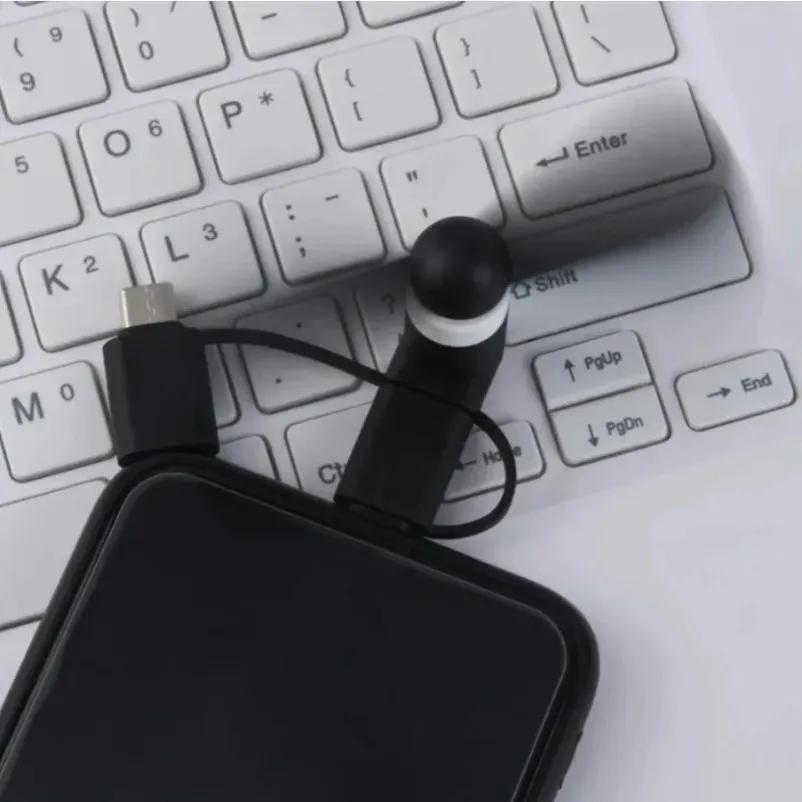 3 in 1 범용 팬 미니 쿨링 액세서리 USB 폰 쿨러 아이폰 17-12 삼성 S24 마이크로/타입-C/IOS 스마트폰 팬