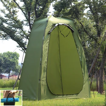 Outdoor Privacy Shower Tent Waterproof Changing Room Shelter for Camping Hiking Beach Toilet Shower Bathroom Camping Tent 1