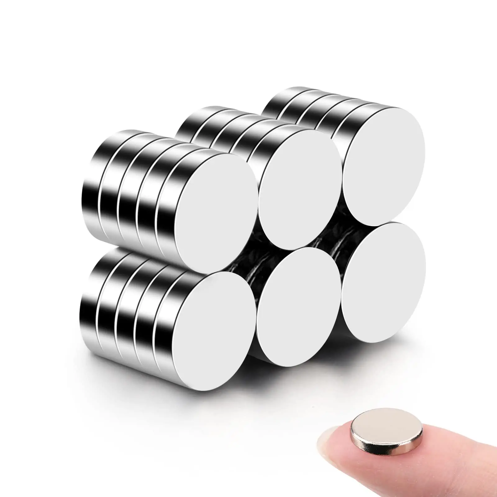 

20/50/100/200Pcs Round Magnet 10x1 Neodymium Magnet N38 10mm x 1mm Permanent NdFeB Super Strong Powerful Magnets for Office