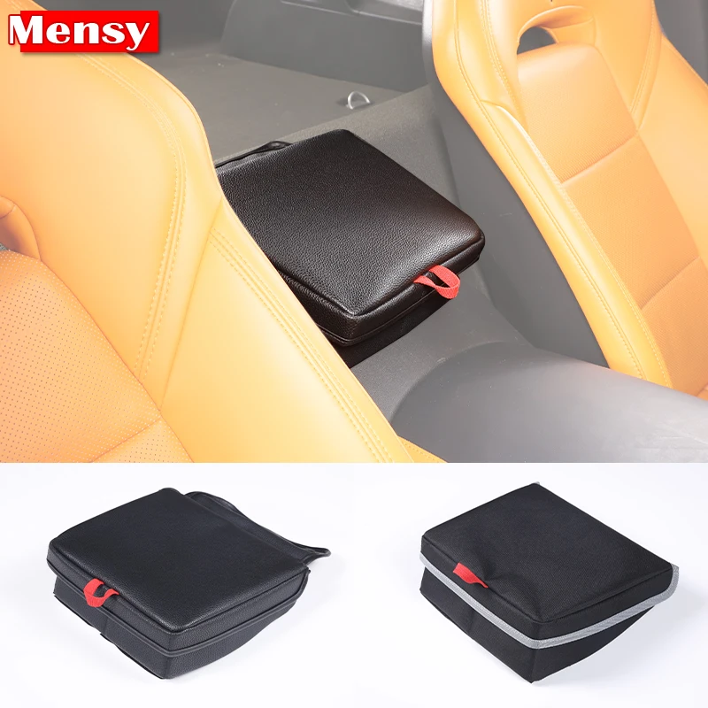 

For Chevrolet Corvette C7 2014-2019 Armrest Box Rear Storage Box Interior Car Organizer Accessories Interior