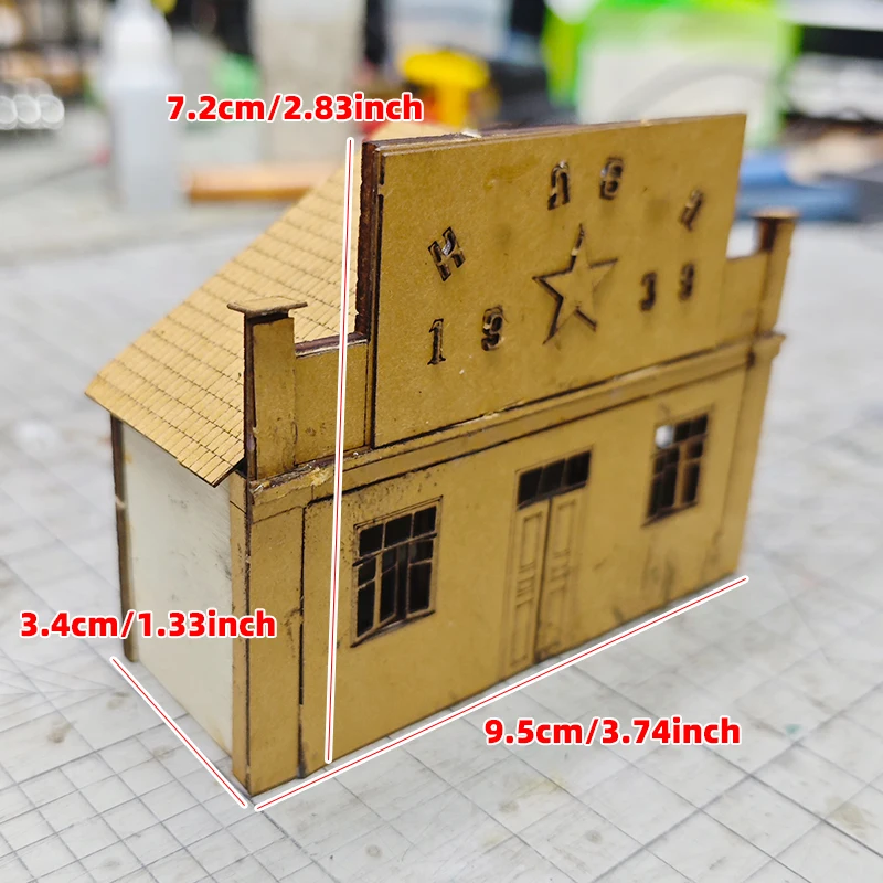 조립식 건축 모형 모래 테이블 동유럽 건물 집 상점 단독주택 디오라마 스케일 모형 키트 1/72