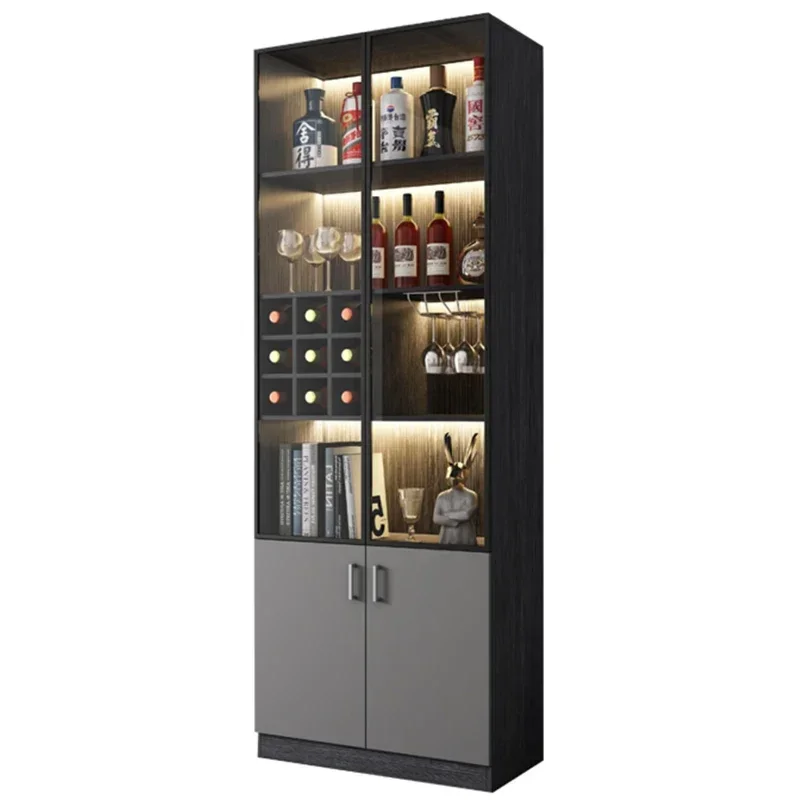 Outdoor Bar Whiskey Showcase Furniture Open Cabinets Wine Refrigerator Cellar Bottle Holders Corner Cabinet Vitrina Vidrio Rack