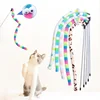 Pet Cat Toy Feather Cat Teaser Wand Cat Interactive Toys Funny Caterpillar Colorful Rod Teaser Wand Cats Supplies Accessory 1