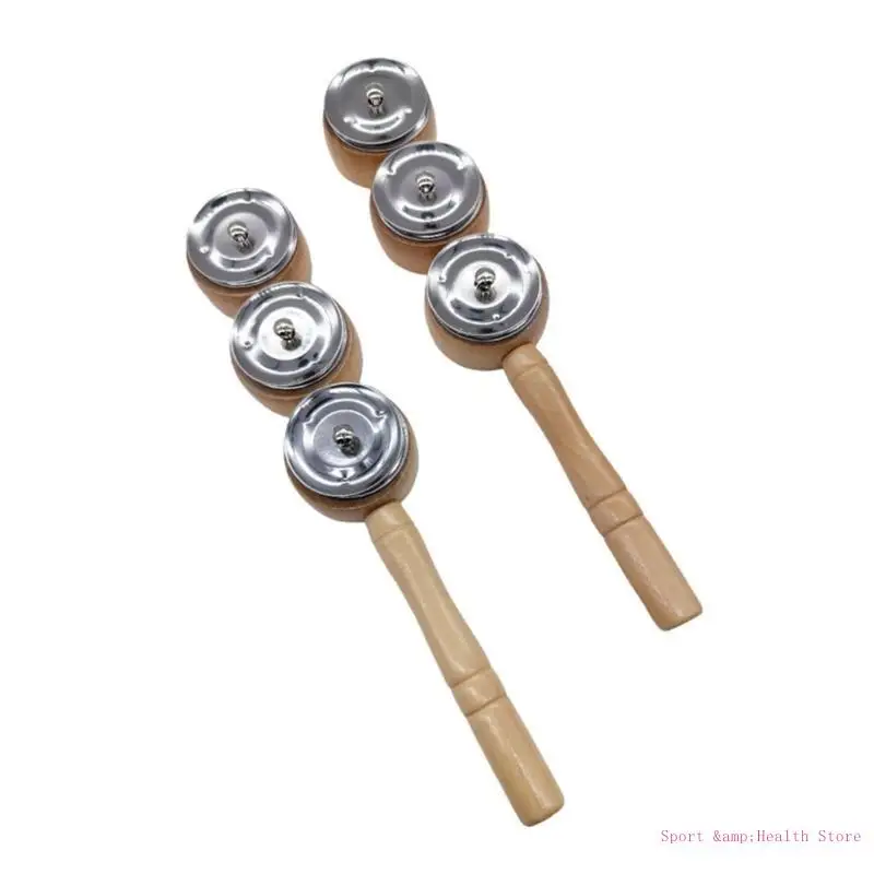 Tambourine Sticks Musical Bells Hand Rattles Bells Music Tambourine Percussion