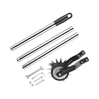 Lawn Edger Tool Wheel Rotary Edger Hand Saw Cordless Manual Lawn Edger Rotary Shear for Park Garden Yard Landscaping Sidewalk 1