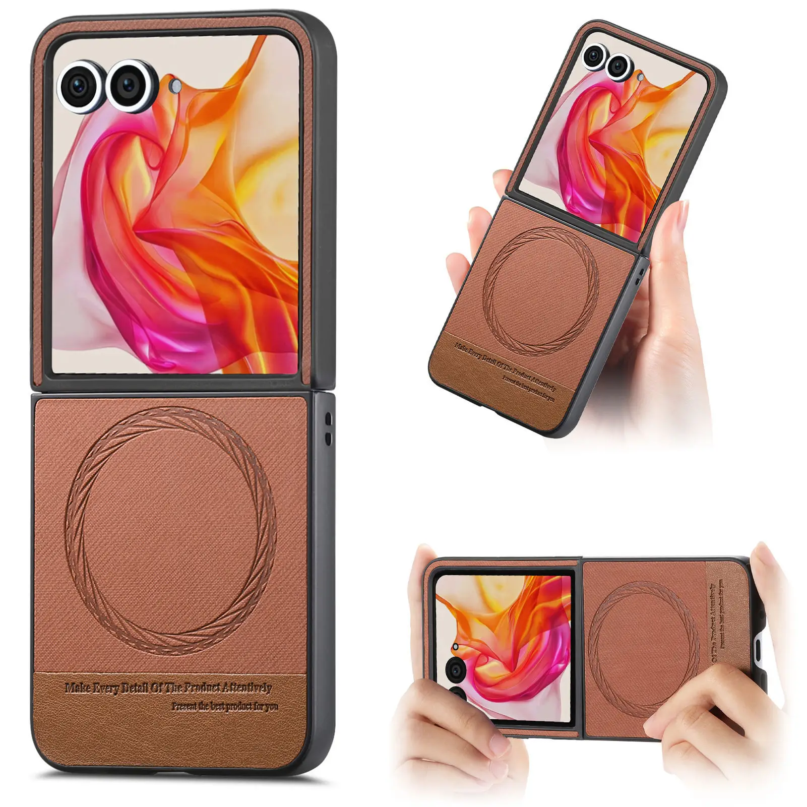 Magnetic Fabric Texture Shockproof Case with Magsafe Compatibility