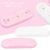 Nail Dryer MINI 6W USB UV LED Lamp Pink White Nail Art Manicure Tools Design Fast Drying Curing Light for Gel Polish 3