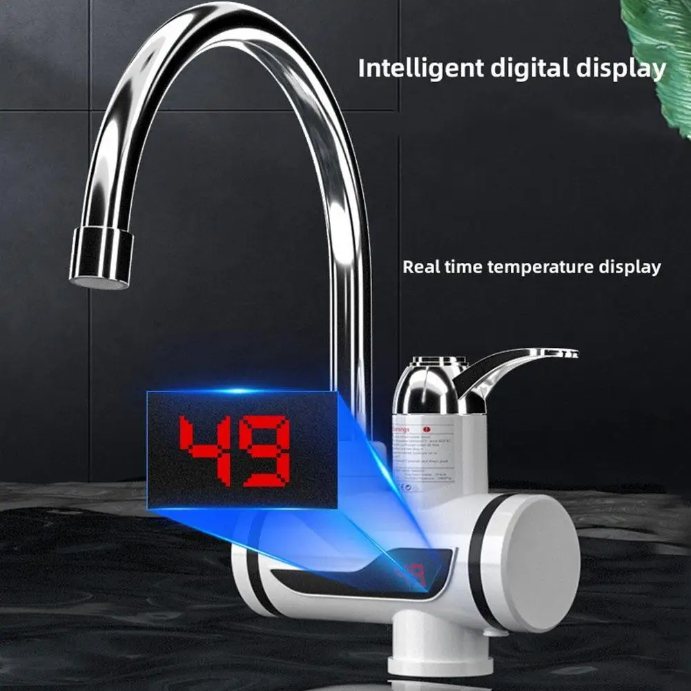 

Electric Water Heater Kitchen Tap Instant Hot Water Faucet Heater Cold Heating Faucet Tankless Instantaneous Water Heater