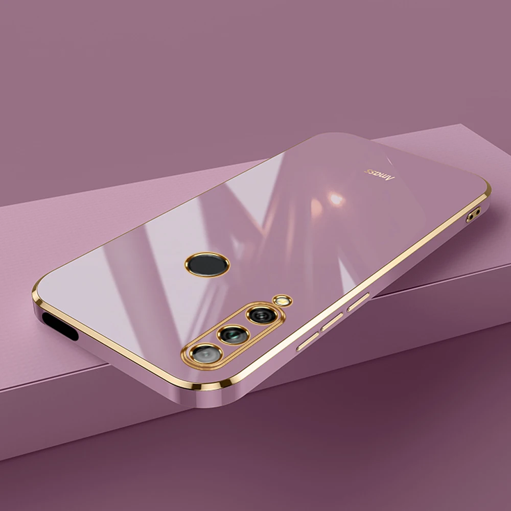 Per Honor 9X Premium Case Luxury Square Plating Honor 9X Stk-Lx1 Custodia Per Telefono Honor 9X 9 X Cover Posteriore In Silicone Antiurto Fundas