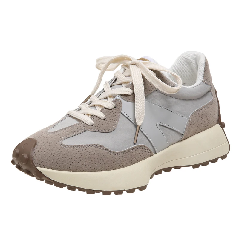 Platform Sports Shoes Outdoor Fitness Breathable Casual Lace up Running Women Flat Lightweight Zapatillas De Deporte Para Mujer - Cool Sneakers