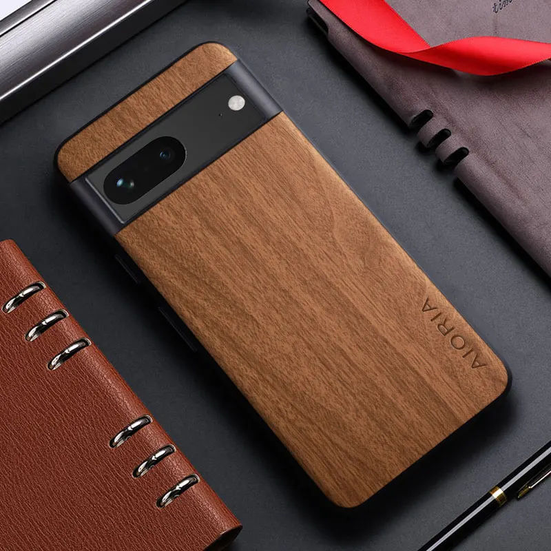 Bamboo Wood Pattern Leather Case - Unique Design Back Cover