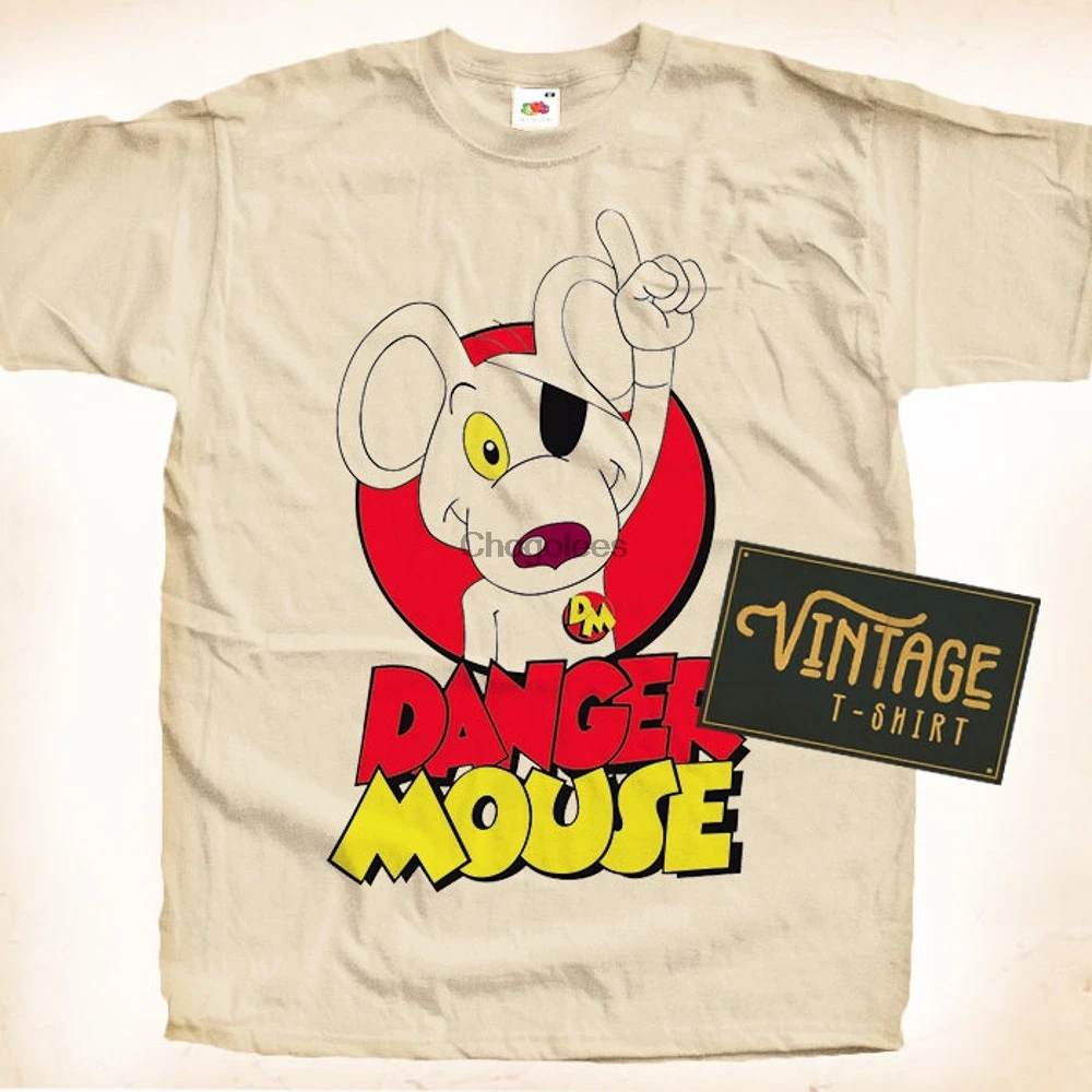 Vintage T Shirt Danger Mouse Women Men 