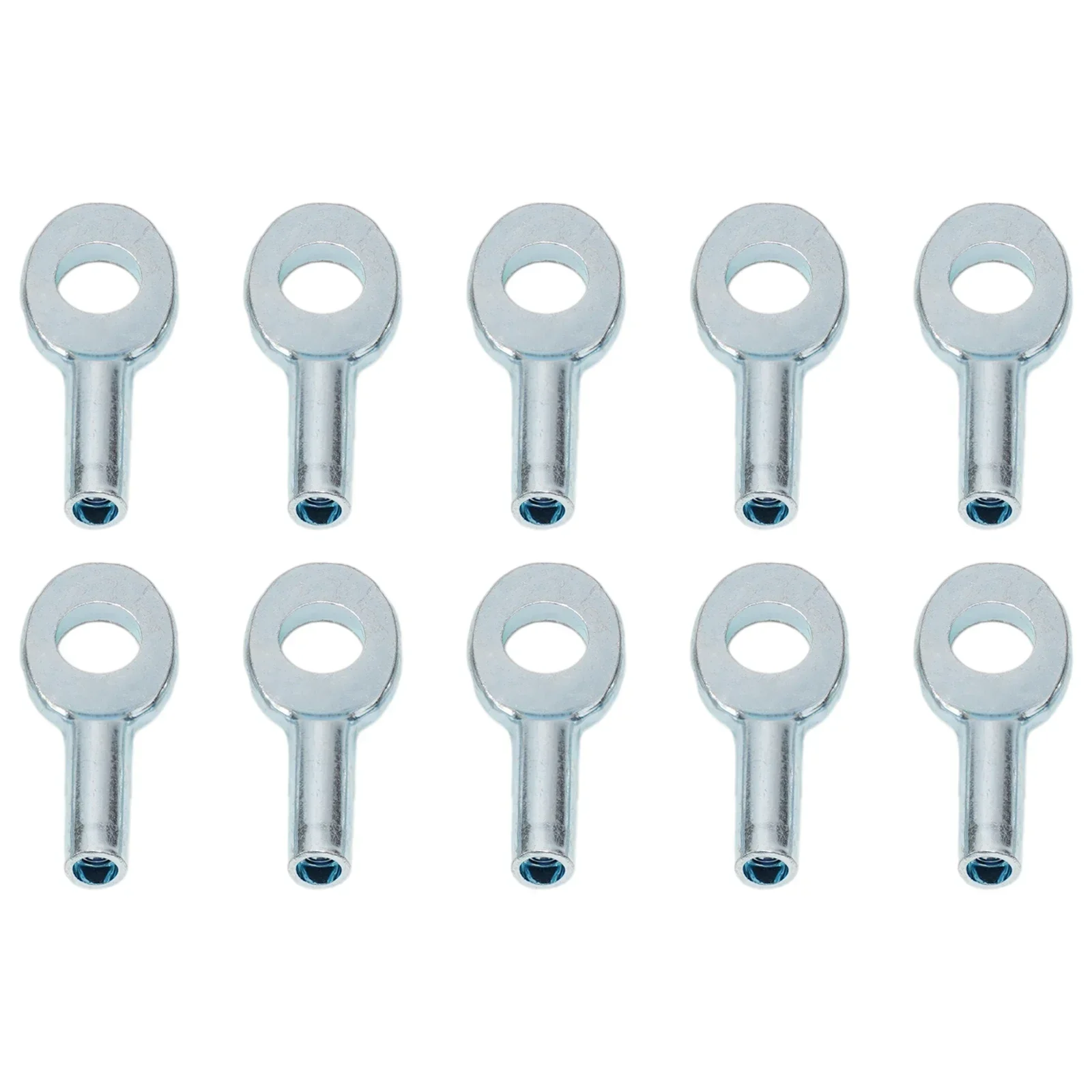 10pcs Gym Pulley Machine Cable Eyelet Terminal Wire Gym Pulley Machine Cable Eyelet Release Trigger Mounts Securely And Convenie fitness pulley cable,fitness equipment parts