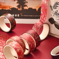Valentine's Day Washi Tapes Set Office Supplies, Romantic DIY Decorative Adhesive Tape for Room Party Festival Decoration 5