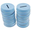 20 Pcs Wide Mouth Jar Lids Replacement Coin Bank Slot Lid Sealing Covers Saving Pot Slot Lid Mason Can Lid Practical Canning 5