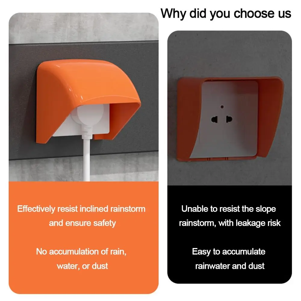 Description Picture 3 of itemCover Box Switch Protective Cover Protection Socket Electric Plug Rainproof Cover Outdoor Socket Waterproof Box