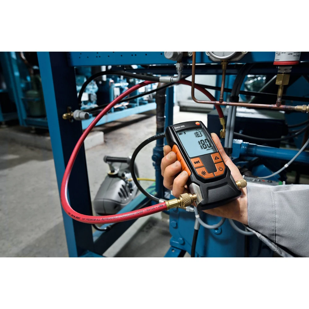 Testo 552 Wireless Bluetooth Digital Vacuum Gauge App Refrigerazione Sistemi Di Pompe Di Calore Vacuum Gauge Elettronico Ad Alta Precisione