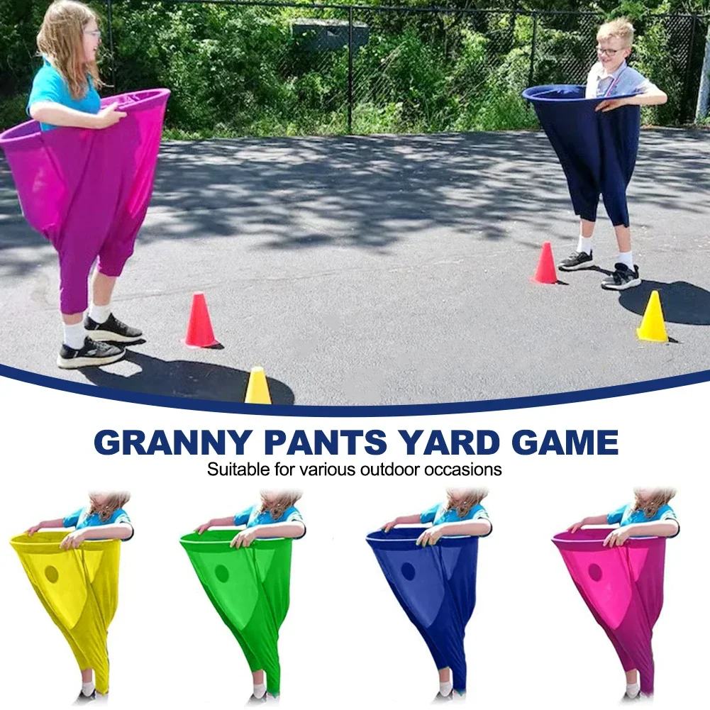 Granny Pants Yard Game Set Outdoor Parent Child Throwing Ball Party Game Freaky Party Game Pants Kids Adults Group Yard Activity
