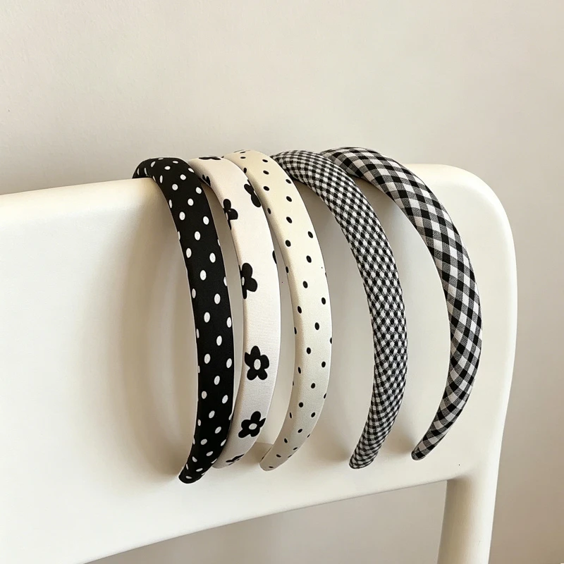 Floral & Plaid Polka Dot Hairbands - Stylish Women's Headbands & Hair Accessories