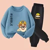 Boys’ Sports Pullover & Pants Two-Piece Set – PAW Patrol Spring Kids Casual Outfit 4