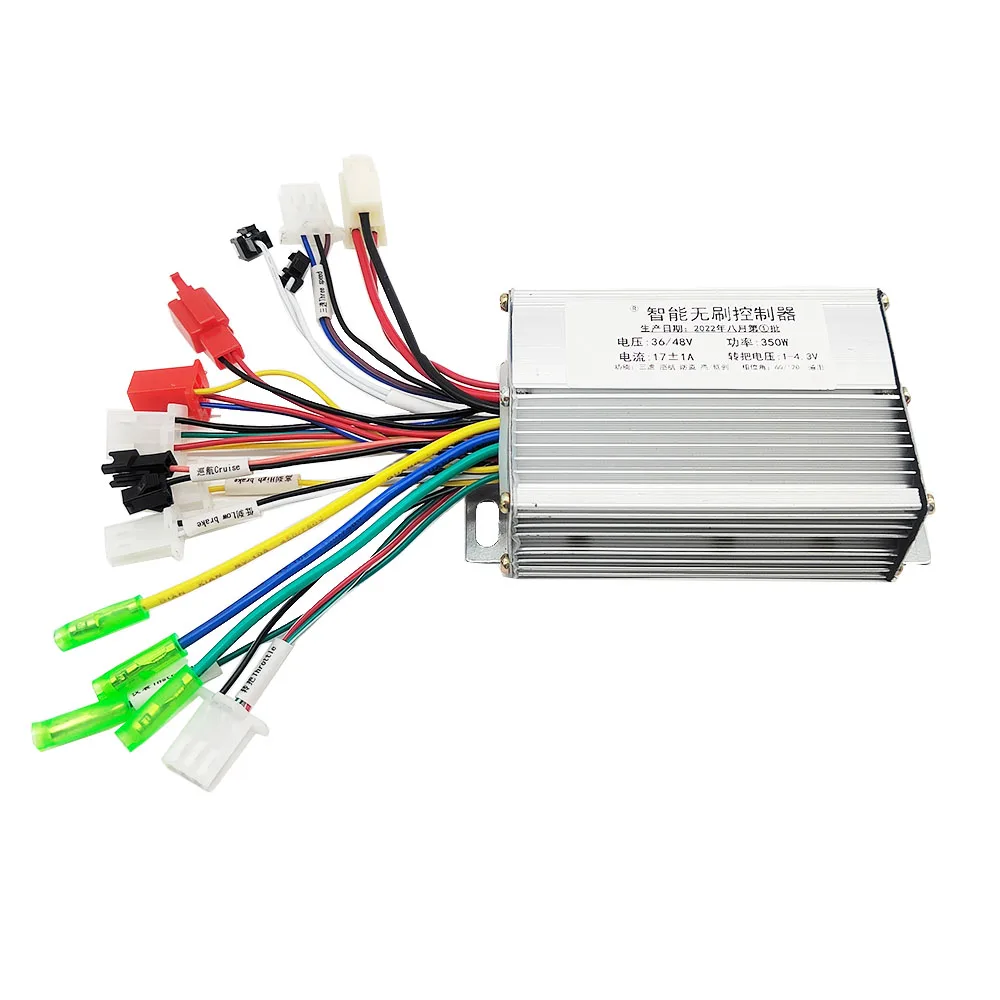 Controller brushless per bici elettrica 36V/48V 350W per sensore dual mode per scooter elettrico per bicicletta elettrica/senza sensore