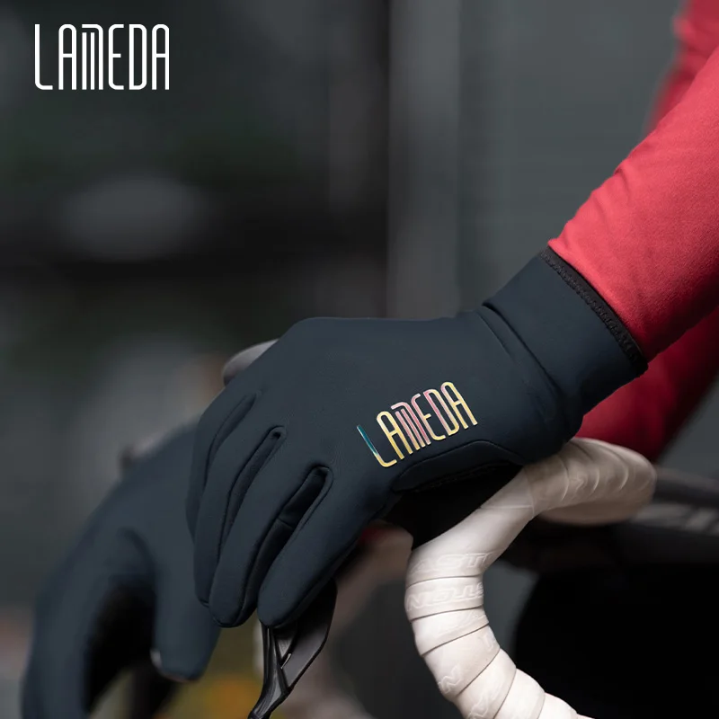 LAMEDA Winter Cycling Gloves for Men Women Thermal Fleece Full Finger Bike Gloves Touch Screen MTB Road Mountain Bicycle Gloves 6