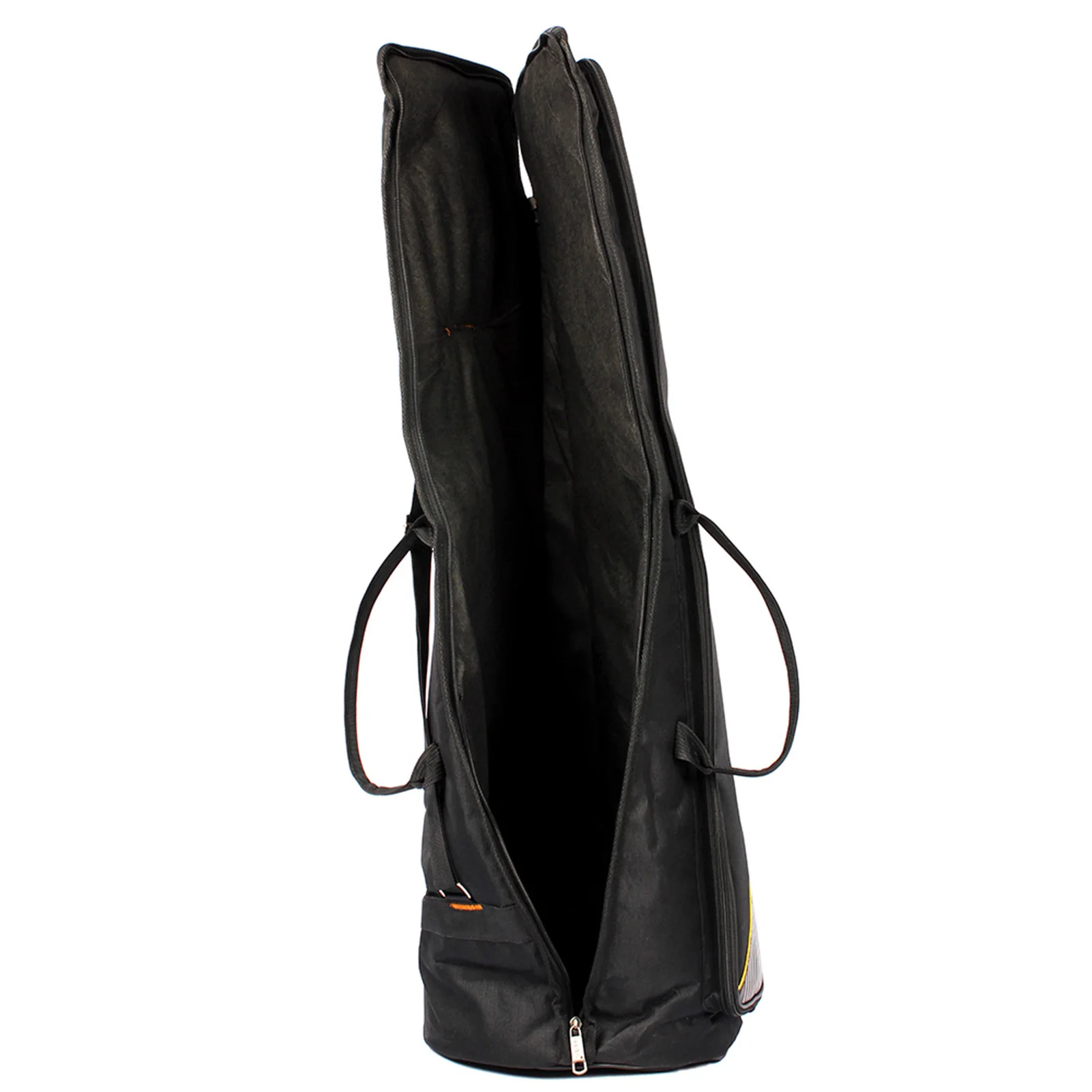 600D Water-resistant Trombone Gig Bag Oxford Cloth Backpack Adjustable Shoulder Straps Pocket 5mm Cotton Padded for Alto/Tenor