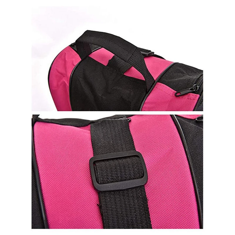 Ice Skate Guards Adjustable Shoulder Straps Ice Shoes Bags Large Size Skiing Roller Skate Storage Bags for Men Women Lightweight 5