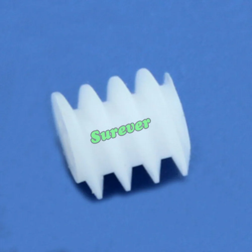 Mini 6mm Plastic Worm Gear Screw deceleration Gear Turbine 0.5 modulus Worm for Micro Motor 1mm Shaft Toy 5PCS motor gear transmission gear
