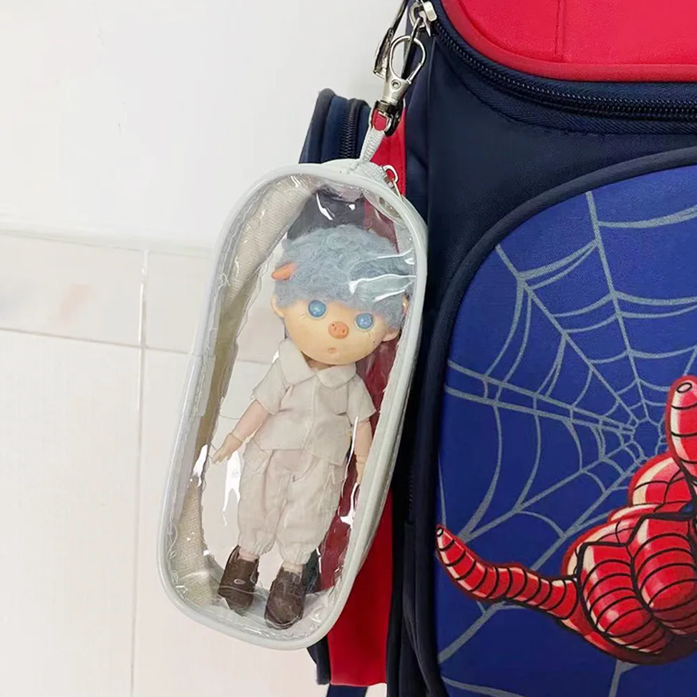 Outgoing Packsts with Keychain for Ob11 Doll GSC Transparent