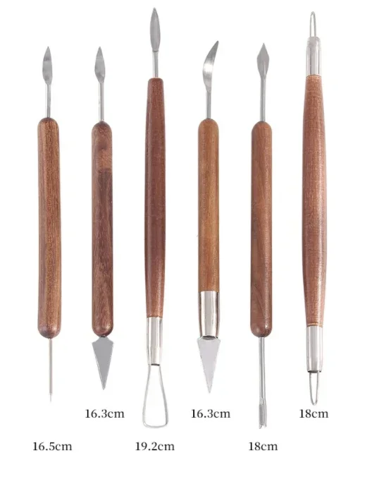 Clay ceramic tools 6 Pieces/set polymer clay tools pottery sculpting tools clay sculpting tools pottery tools clay craft tool